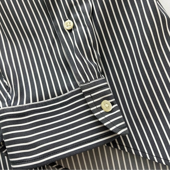 Ralph Lauren blue label classic fit performance gray button-up long sleeve shirt - Picture 5 of 11